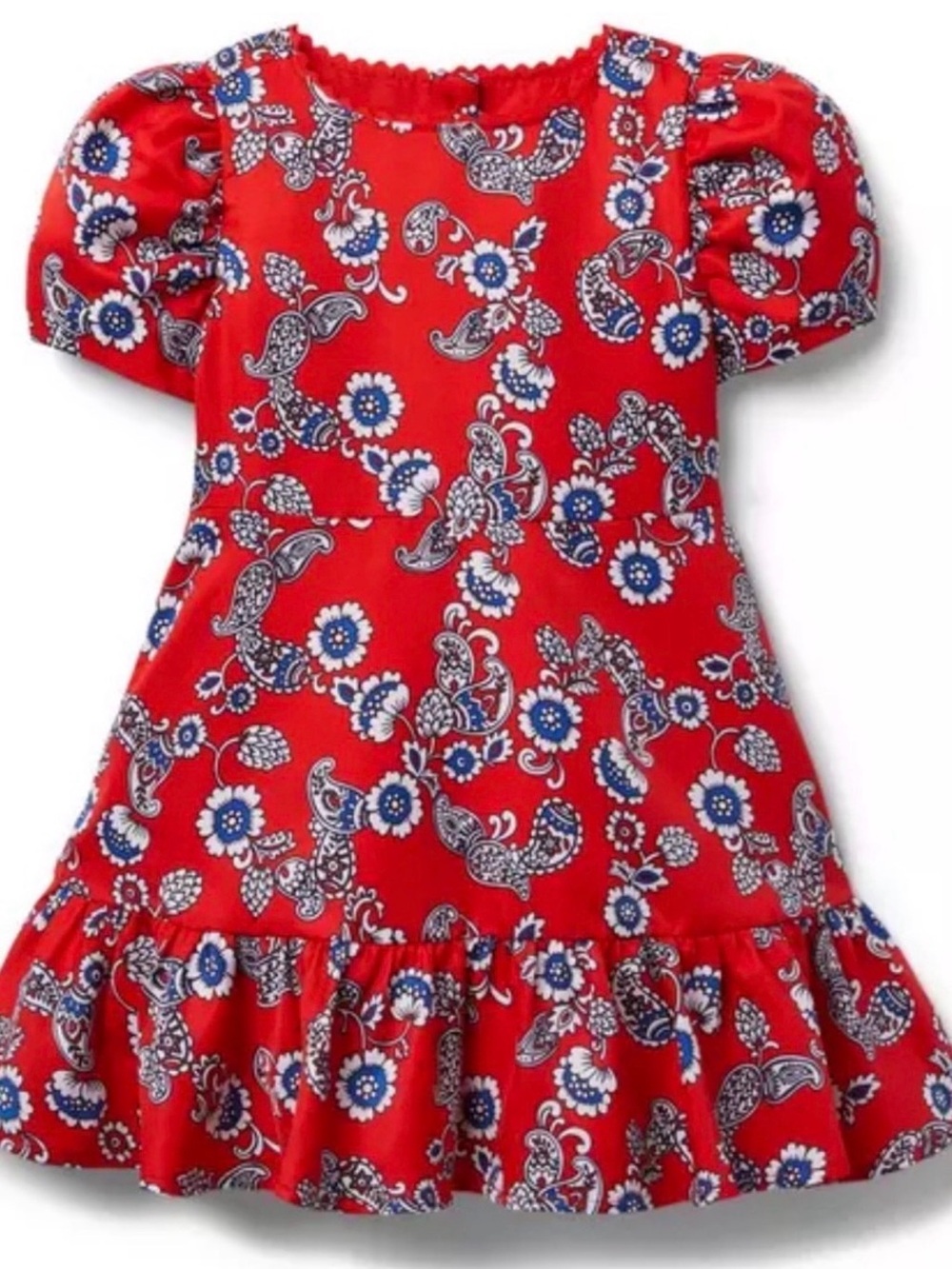 Janie and Jack Red Floral Dress